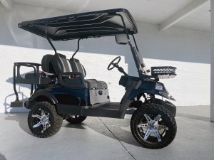 Black Renegade Recon Golf Cart Lithium Battery